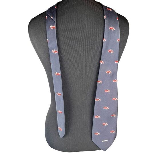 Volvo specialty made Swedish design car logo blue red neck tie car dealer - Picture 2 of 5